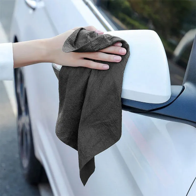 40*40cm Ultra-Absorbent Magic Cleaning Cloths Reusable Microfiber Rag for Fog Remover Kitchen Car Glass Cleaning Cloth photo-4
