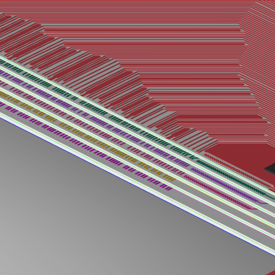 16 Layers, 3rd Order High-frequency Mixed Voltage, 6 Step PCB，multi-layer High-frequency High-speed Material PCB