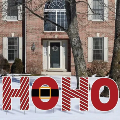 Wholesale Custom PP Corrugated Plastic Christmas Yard Decoration Signs photo-4