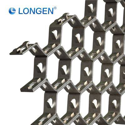 SS304 Hexagonal Mesh Standard Lance Type Hexmetal 1.2mm Thickness of Plate Wholesale Price for Refineries