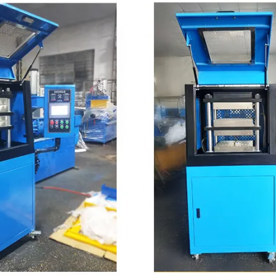 HST-300PT 30ton Lab Hot Press Machine Rubber Plate Vulcanizing Press Testing Test Machine photo-5