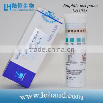 sulphite test strip