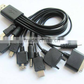 10 in 1 Travel Charger Data Cable