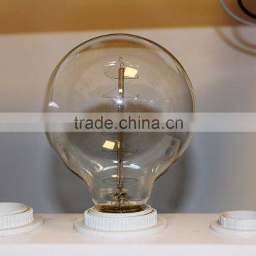 Antique Led Edison Style Light Bulbs G125 Spiral Carbon Filament Lamp photo-6