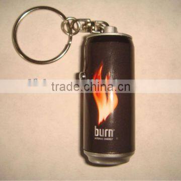 promotional gifts led projector can keychain,led can shape keychain,led bottle shape keychain for 2016 gifts ,3d custom keychain