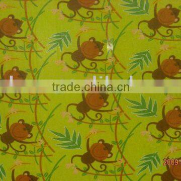 lovely monkey printed fleece blanket