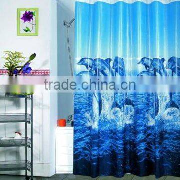 Printed PVC shower curtain liner