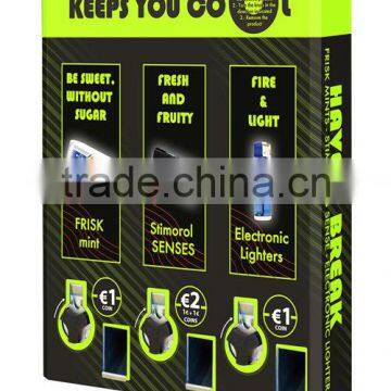 Distributeur automatique chewing-gum 2 canaux Briquets UNIBLOCK 2 automatique Distribuiteur