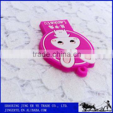 3D Soft Pvc Custom Rabbit Animal Fridge Magnet