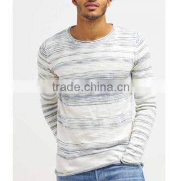 2016 Striped Round Neck Man Sweater