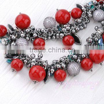 Hi Quality Latest Design Pearl Fancy Beaded Necklace photo-3