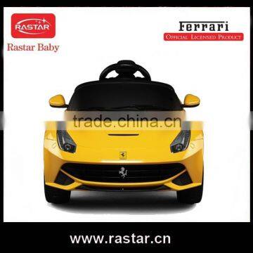 CE Approved kids car RASTAR ride on baby Car Ferrari 12V ride on