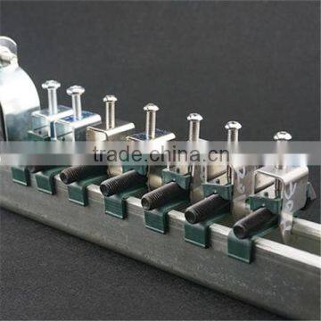 Beam pipe clamp with conduit clip