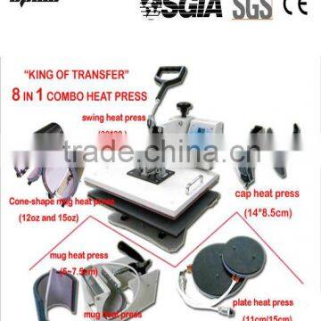 Plate or Mug or Hat or T-shirt Heat Press Machine