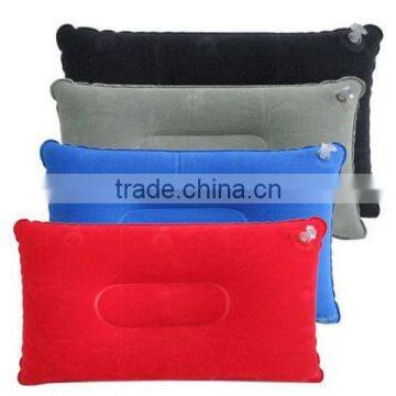 Soft Outdoor Travel Air Pillow Beach PVC Inflatable Cushion Camping Head Rest