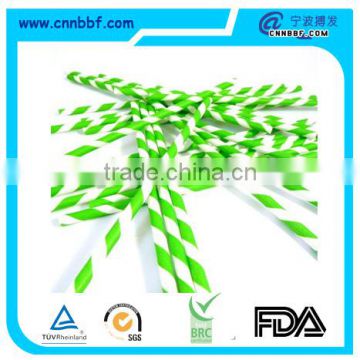 color paper disposable eco- friendly drinking straw