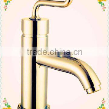 Antique faucet style brass golden faucet