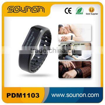 2015 Digital Fitness Smart Bracelet Bluetooth, Silicone Wristband Pedometer,Sedentary Reminding Smart Bracelet Watch