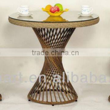 SGS Certified High Quality PE Rattan & Alum Coffee Table and Chair