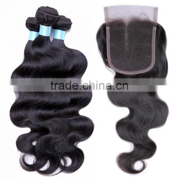 Brazilian Virgin Hair Deep Wave Brazilian Loose Wave Hair 5a Peruvian Hair Body Wave With Closure