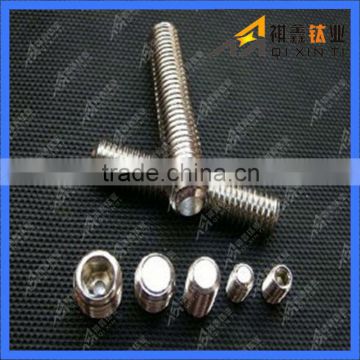 Special designed titanium screw for motorcycle