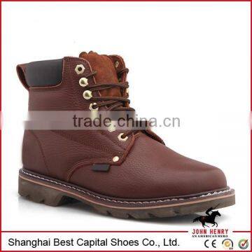 Genuine leather high quality safety shoe/puncture resistant toe safety boot