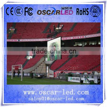 big screen hd led commercial advertising board diaplay/large stadium led display screen