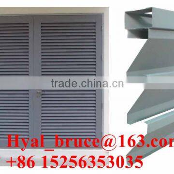 Non-standard aluminum window louvers