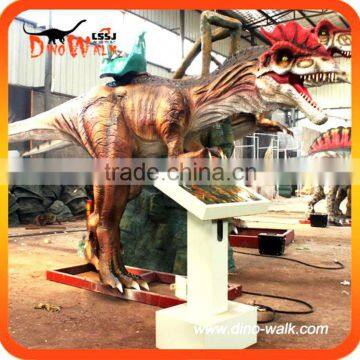 Attraction animatronic emulation realistic robotic ride dinosaur