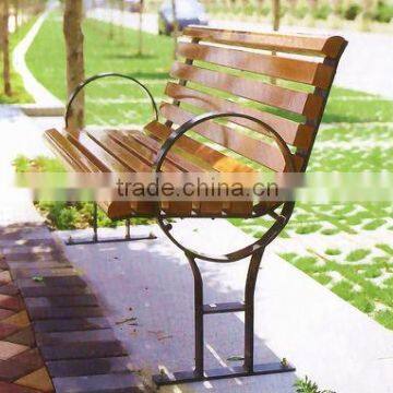 morden decorative wpc garden bench