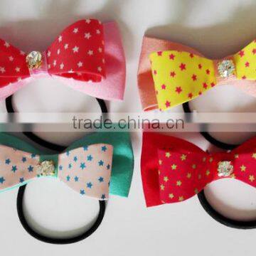 Fashion Hair Accessory/hair ties /Fabric hair bow tie