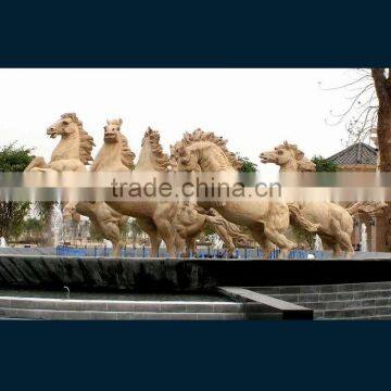 Ourdoor Beautiful Horse Fountain photo-2