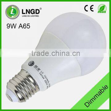 Better heat conductivity aluminum global 9w A65 led bulb