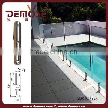 swimming pool hardware/stainless steel swimming pool cover for glass railing