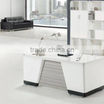 Modern white manager reception counter table TC-8218