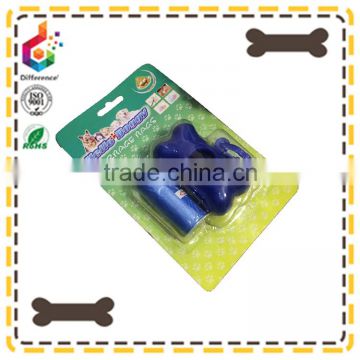 logo accepted blister pet bag diapenser and refills