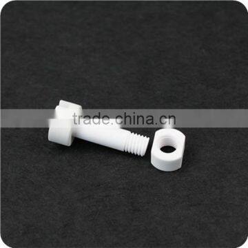 High temperature resistance M10 industrial ceramic bolt alumina ceramic screw and nut