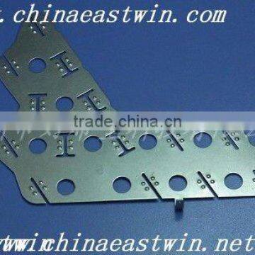 Nickel plated steel battery contact