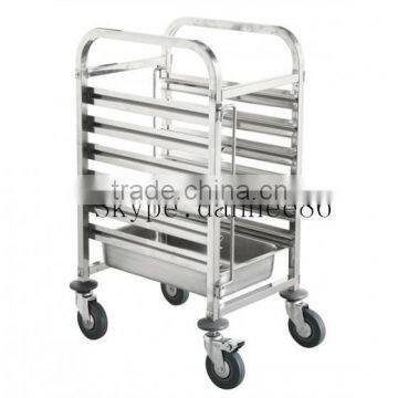 Gastronorm Trolley Stainless Steel 6 Tray Capacity