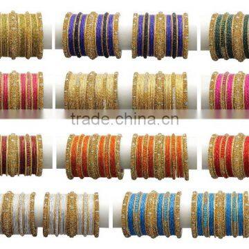 Indian Bollywood traditional Wedding 54pcs bangles for girls and women