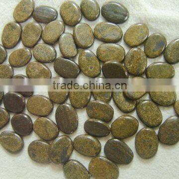 Tumbler natural stone bronzite poked stone jewelry