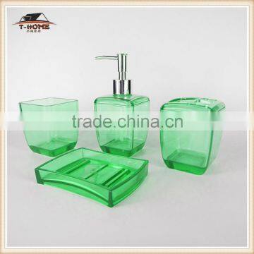 top grade 4 piece plastic bathroom furniture set