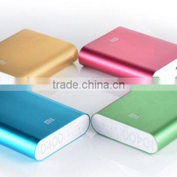 Portable universal Xiaomi 10400mAh power bank for mobile phone/iPhone/iPad/laptop