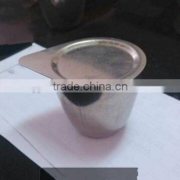 99.9% 30ml 50ml 100ml high temperatuare pure Ni nickel crucible baoji intelle