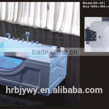 Double Deluxe Massage Bathtub left apron SD-261