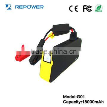 Repower Tech Portable Mini 12V Mighty Car Jump Starter 18000mAh