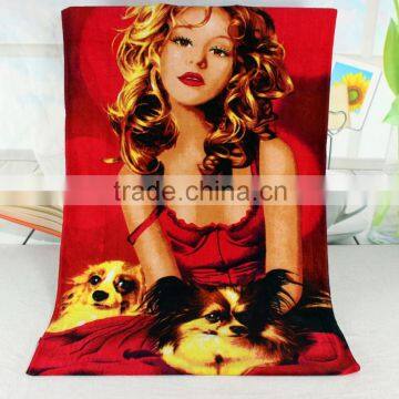 Wholesale China Factory 100% Cotton Customed Printing Beach Towel photo-2