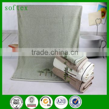 2016 new design home textile embroidery towel