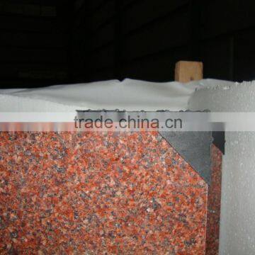 Lightweight and super thin red granite composite aluminum honeycomb panel for cladding