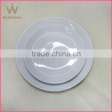 ceramic round shape deep plate